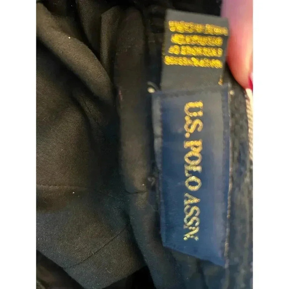 US POLO ASSN brown plaid beret one size - Picture 5 of 5